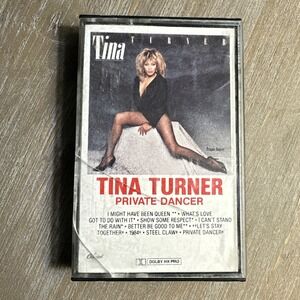 Tina‎ Turner Private Dancer Cassette Tape 1984 Capitol